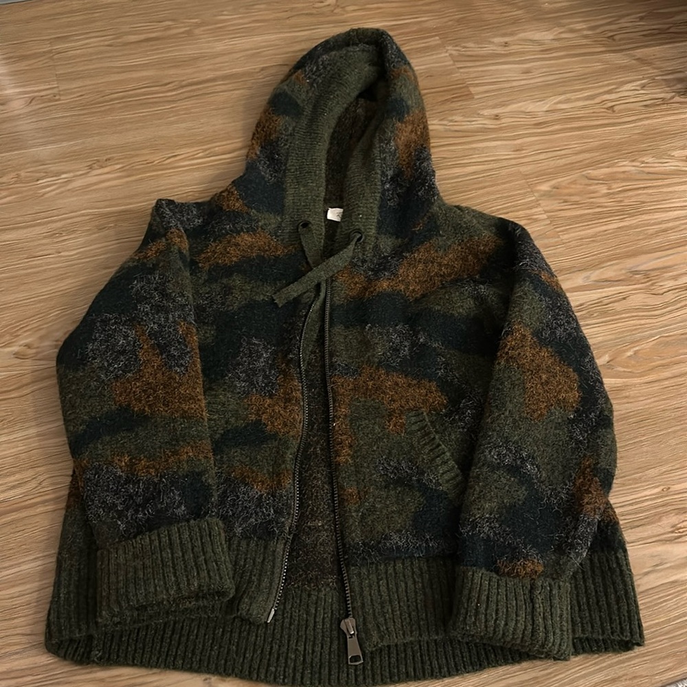 Camo Cardigan